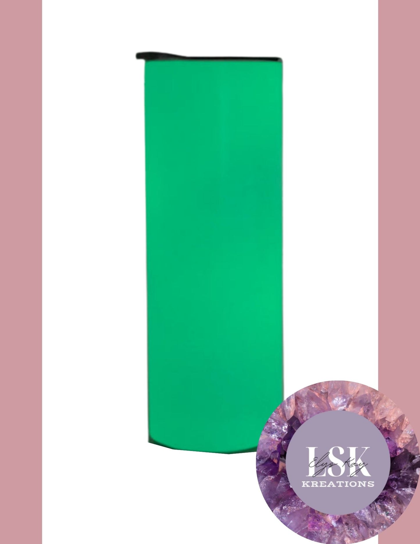 20 oz. Glow Skinny Tumbler (Green)