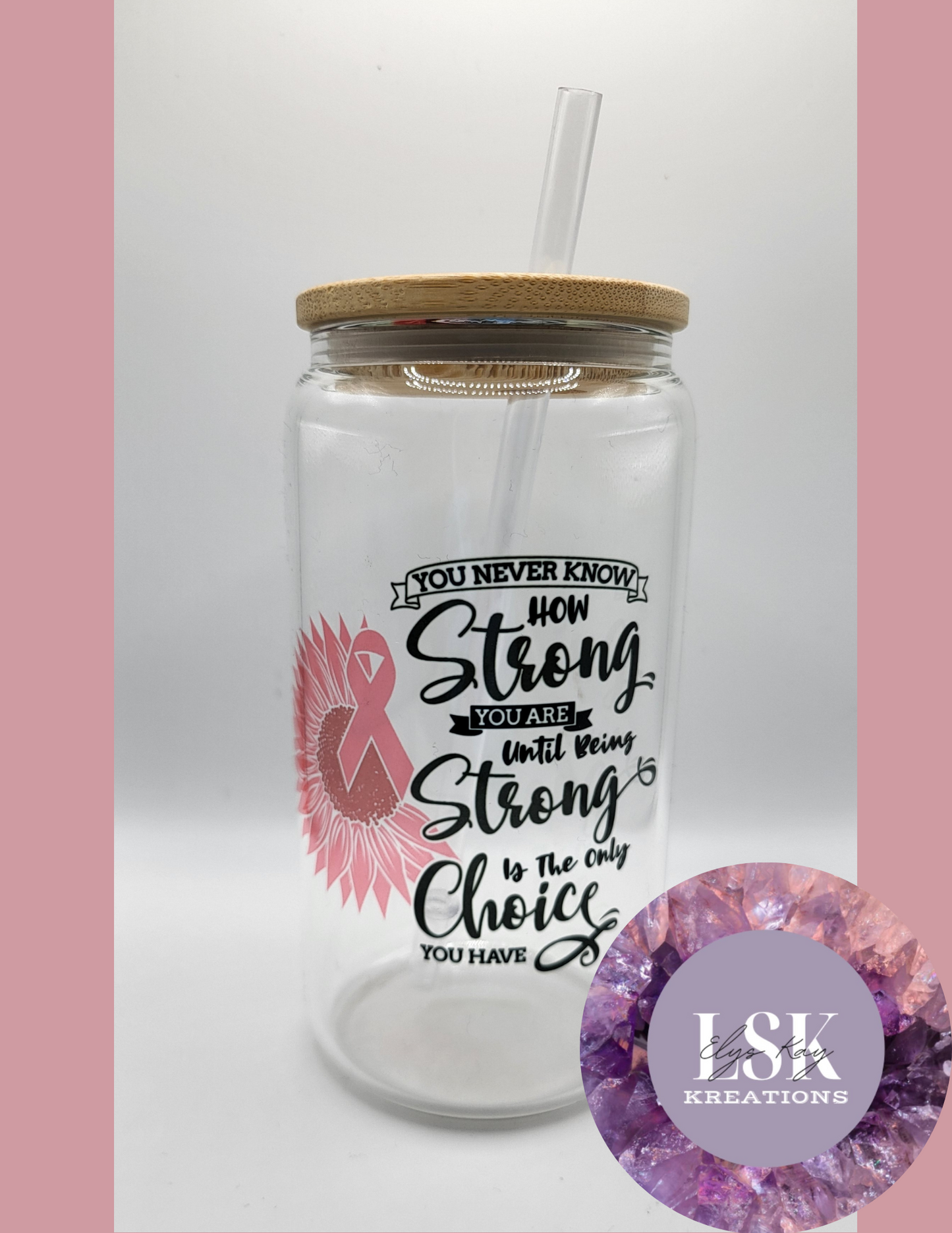 Breast Cancer - Glass Can