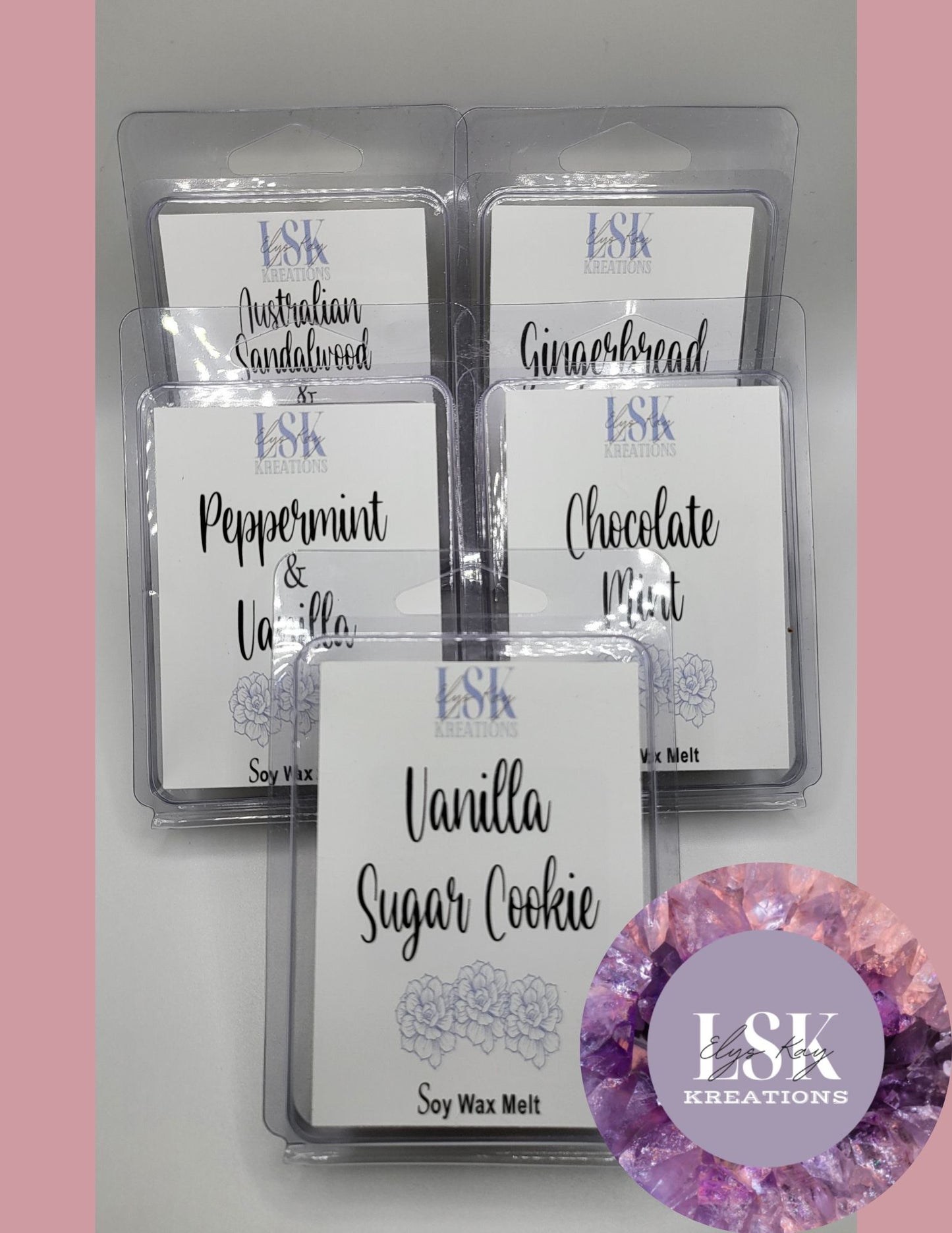 Holiday Scents - Organic Soy Wax Melts