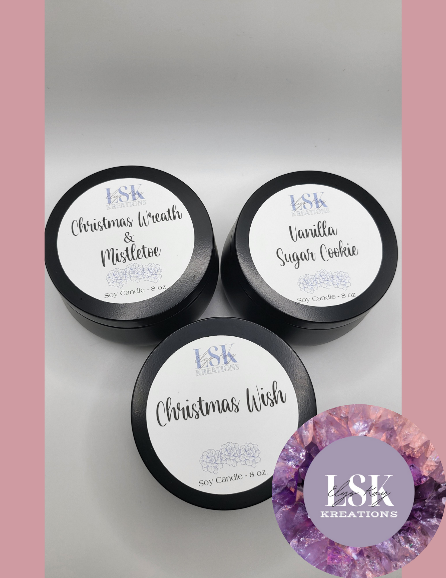 Holiday Scents - Organic Soy Candles