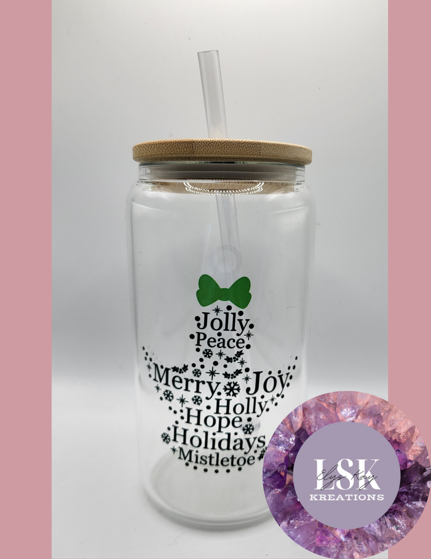 Christmas - Glass Can