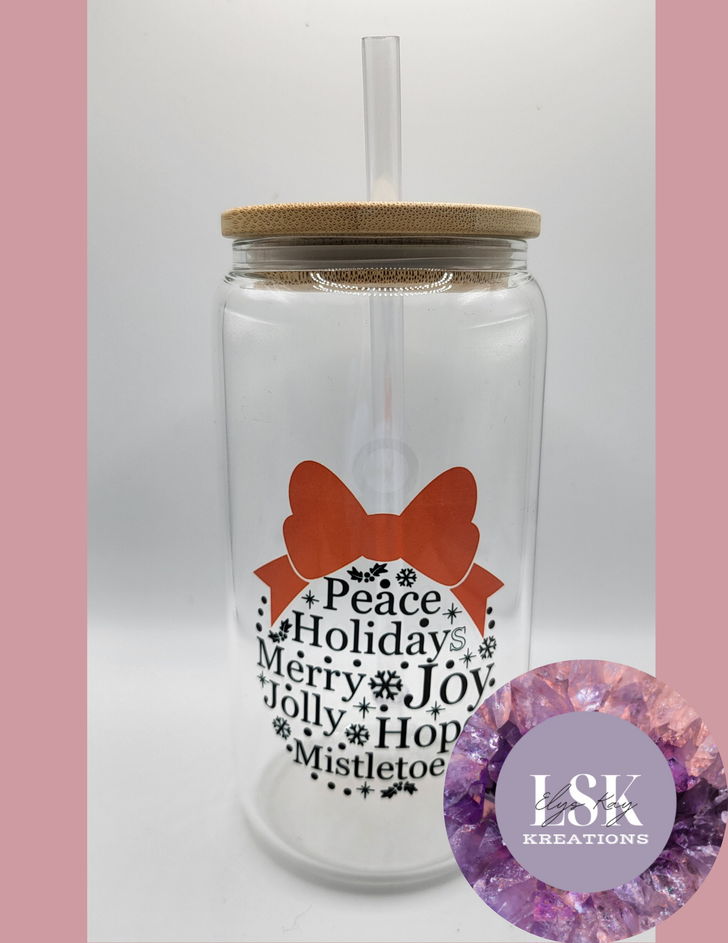 Christmas - Glass Can