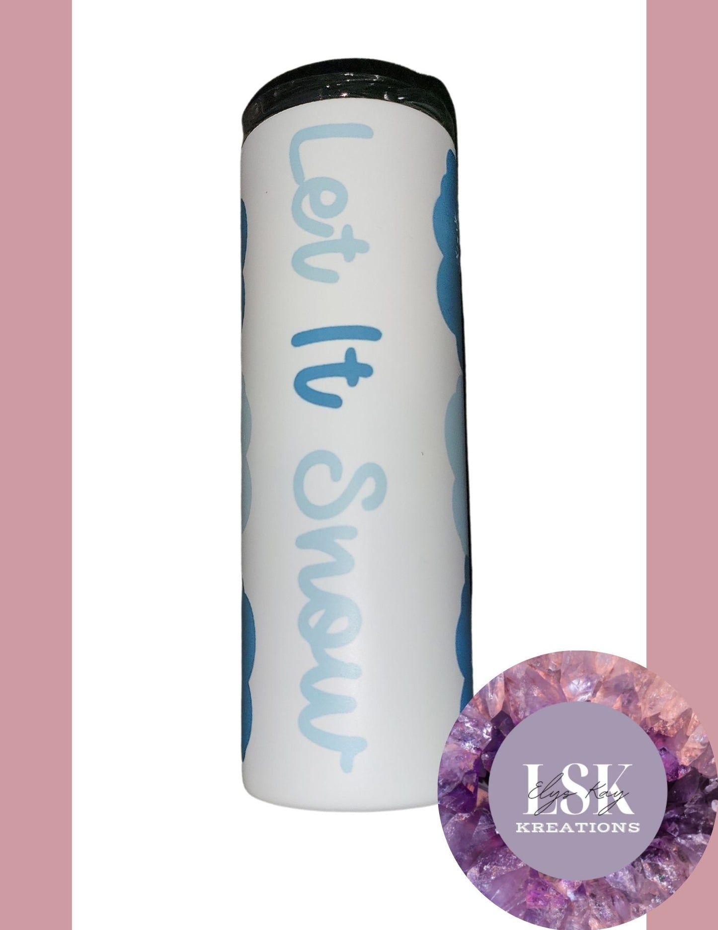 20 oz. Glow Skinny Tumbler (Blue)