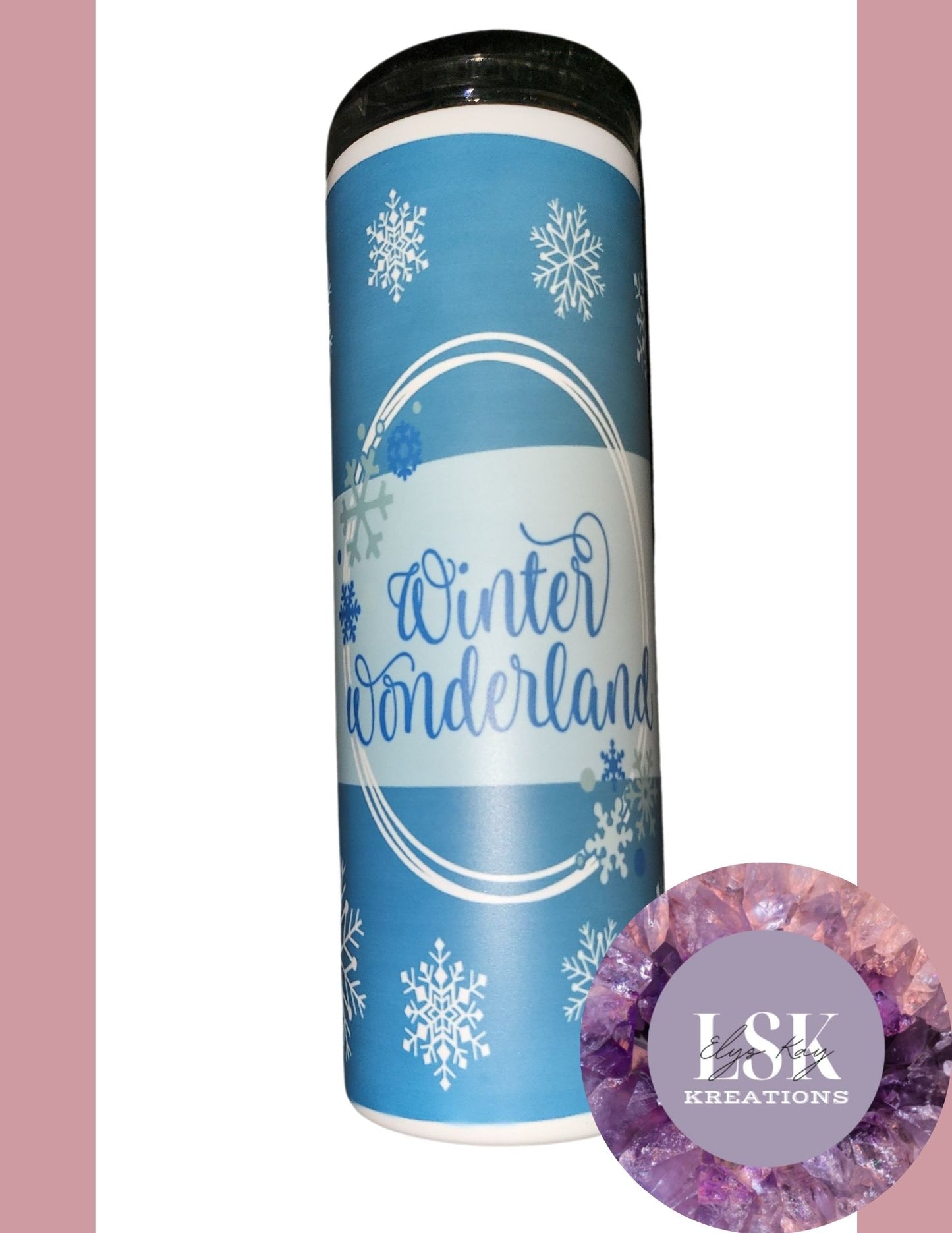 20 oz. Glow Skinny Tumbler (Blue)