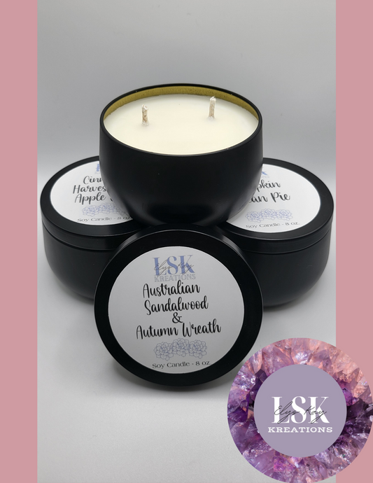 Autumn Scents - Organic Soy Candles