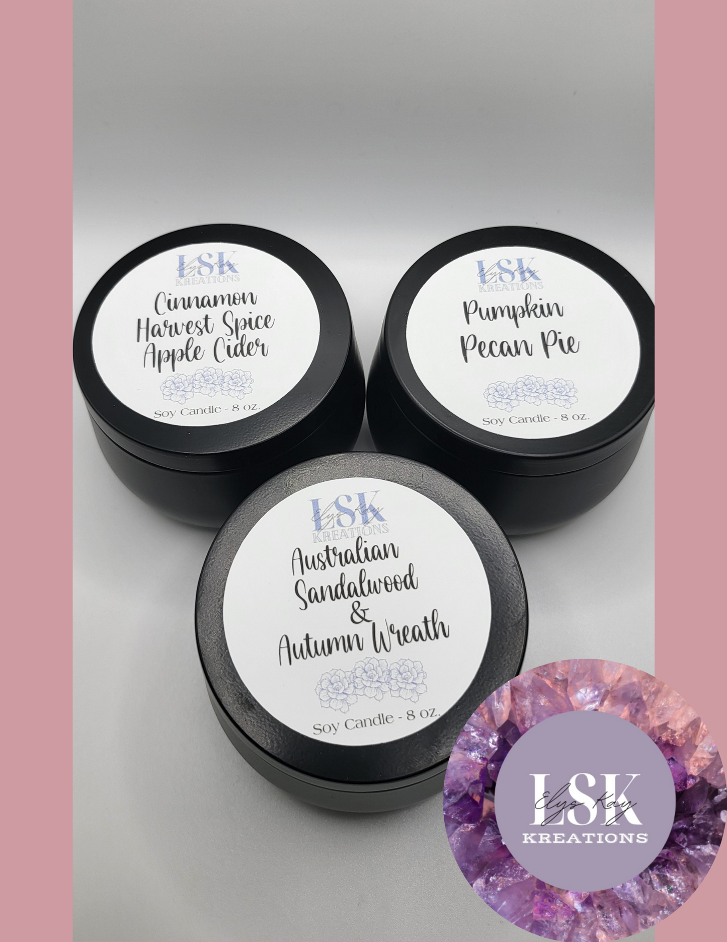Autumn Scents - Organic Soy Candles